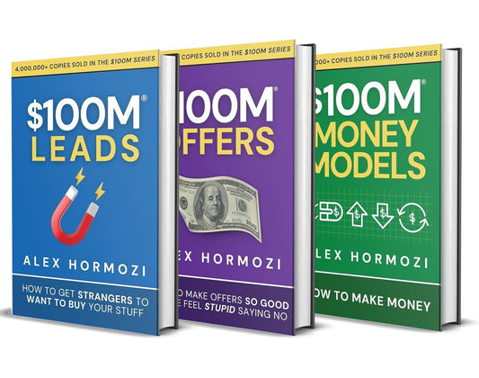 100M Leads + 100M Offers + 100M Money Models | Alex Hormozi Book Set of 3